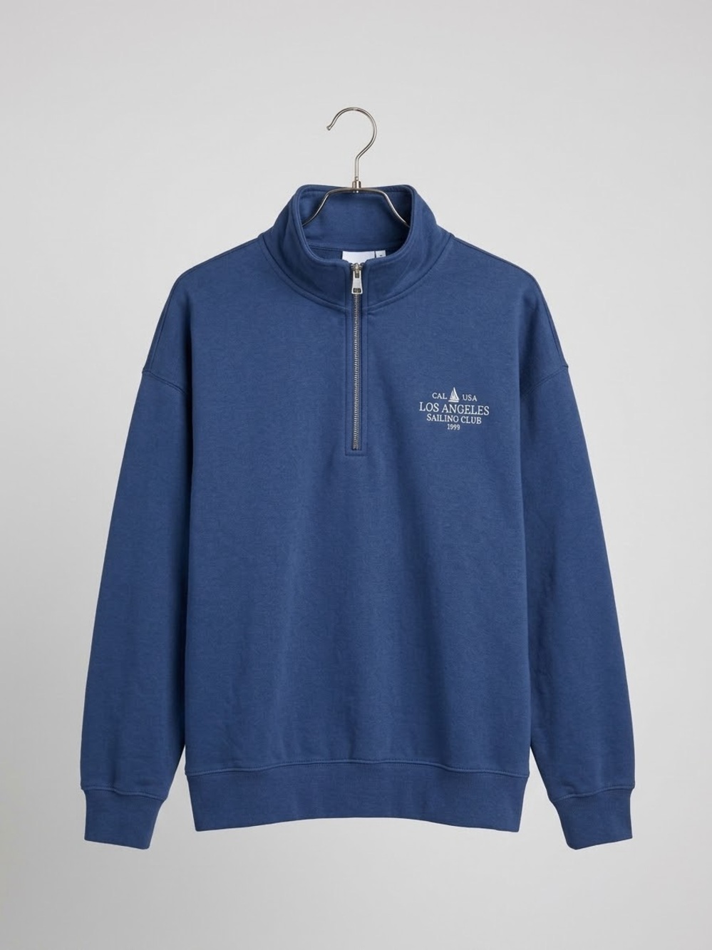 Blue Half-Zip Sweater Size Large - Like New